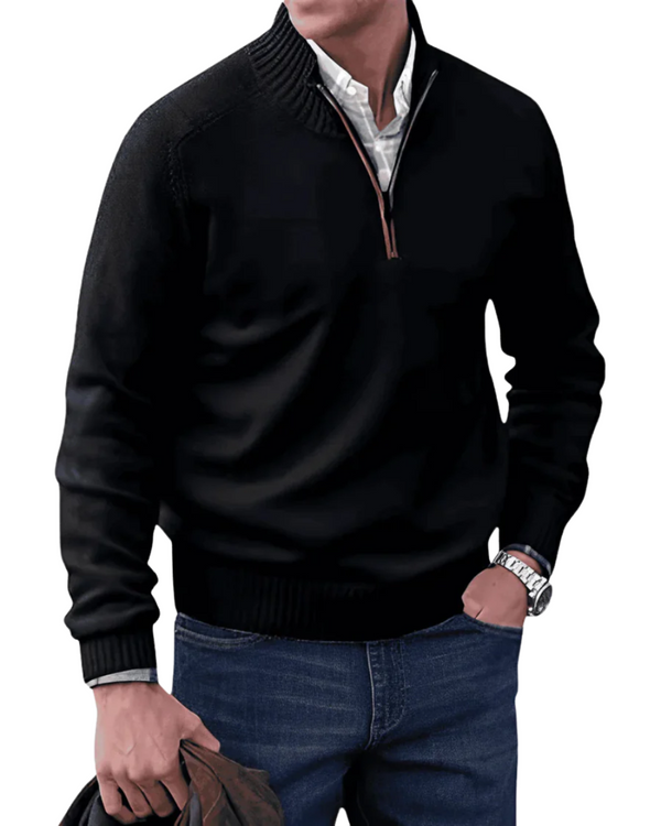 Sweater Casual com Zíper