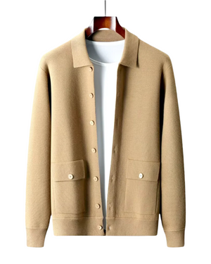 Cardigan de Lã Merino Janus