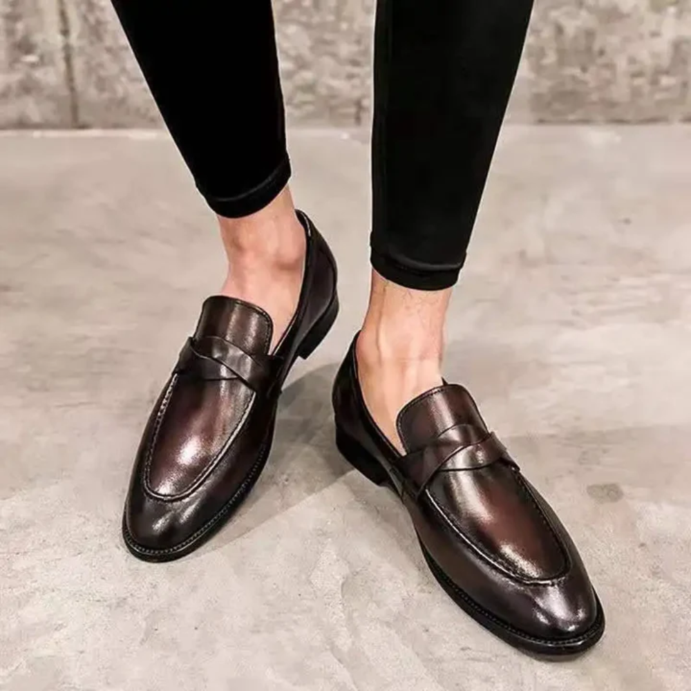 Mocassins de Couro Elegantes