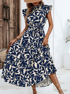 Atima | Vestido Midi Floral Elegante
