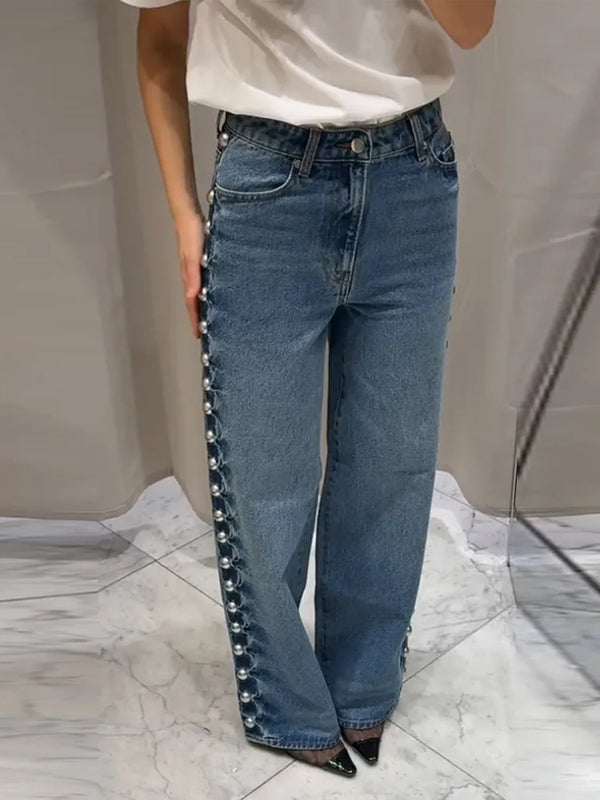 Kelly | Denim de Pernas Largas