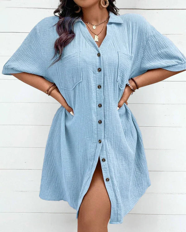 Lexa | Vestido Camisa Arejado