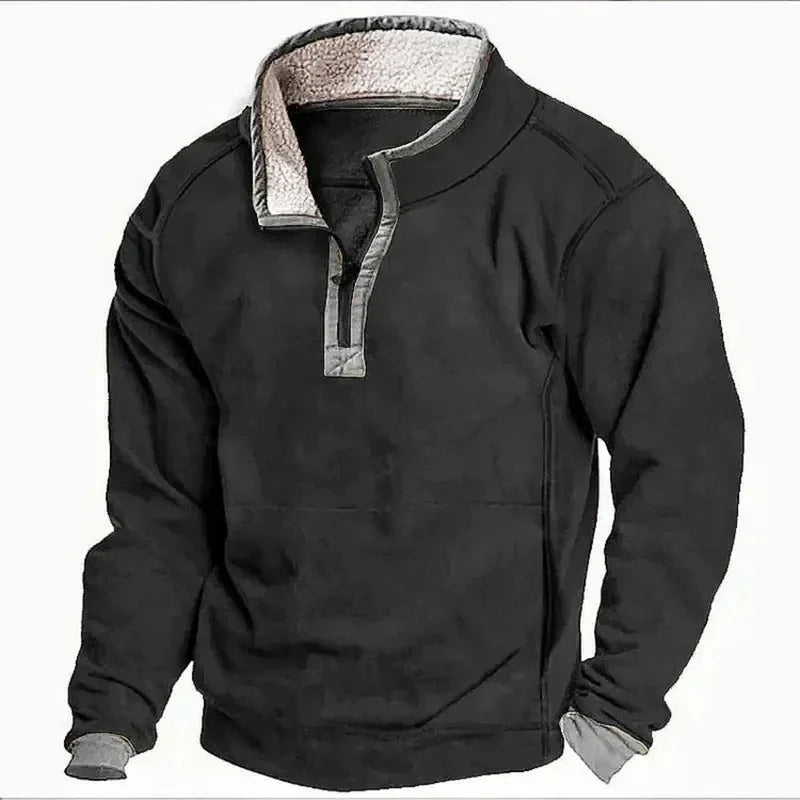 Sweater com Zíper em Fleece