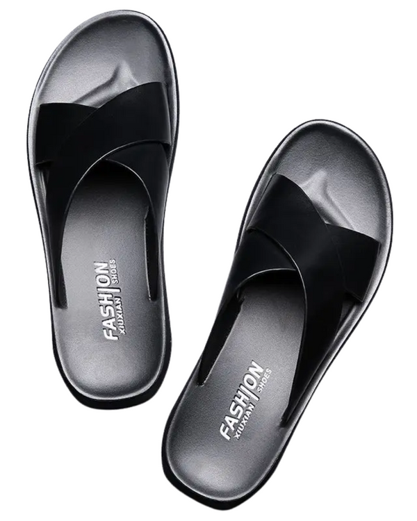 Sandálias Elegantes em Couro