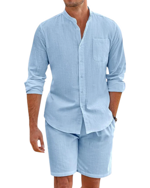 Conjunto de Linho de Verão