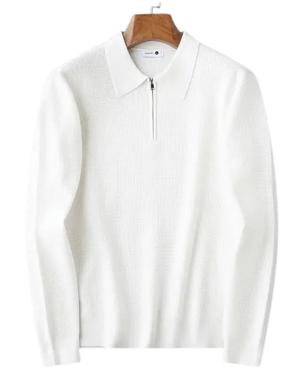 Suéter Elegante de Homem com Zíper