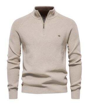 Sweater de Zíper de Luxo