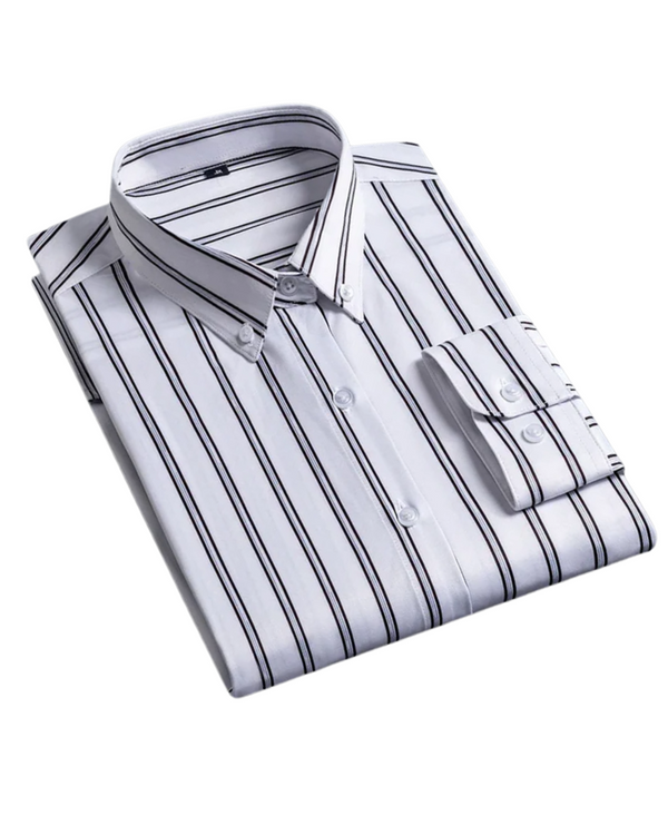 Givalli - Camisa de Homem Elegante com Riscas