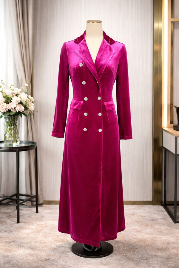 Zandra | Vestido Maxi de Veludo