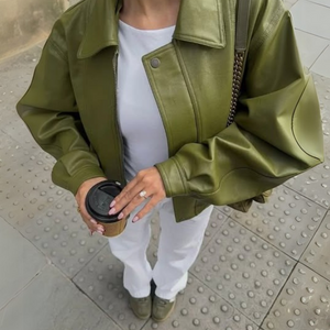 Lisa | Casaco de Couro Oversized