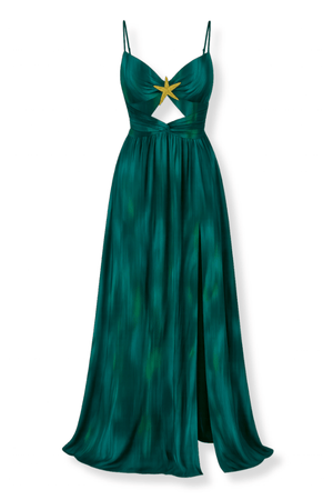 Saphire | Vestido Cut-Out Emerald Allure
