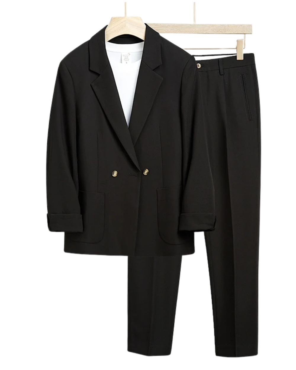 Conjunto Elegante de Corte Solto para Homens